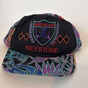 Vintage Keystone Ski Resort Trucker Snapback Youth size Hat Cap No guts No Glory